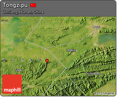 Satellite Map of Tongzipu