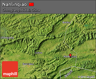 Satellite Map of Nanlinqiao