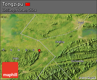Satellite Map of Tongzipu