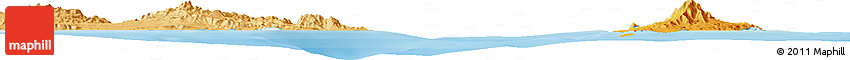 Political Horizon Map of the Area around 29° 44' 59" N, 113° 49' 29" W