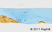 Political Panoramic Map of the area around 29° 44' 59" N, 113° 49' 29" W