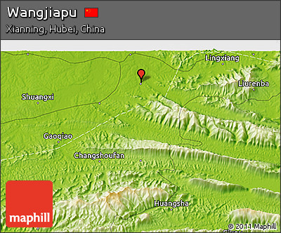 Physical 3D Map of Wangjiapu