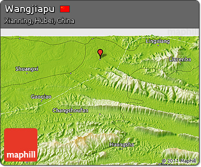Physical 3D Map of Wangjiapu