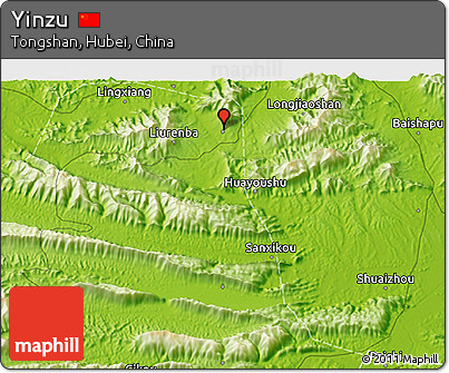Physical 3D Map of Yinzu