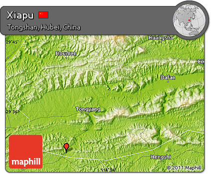 Physical Map of Xiapu