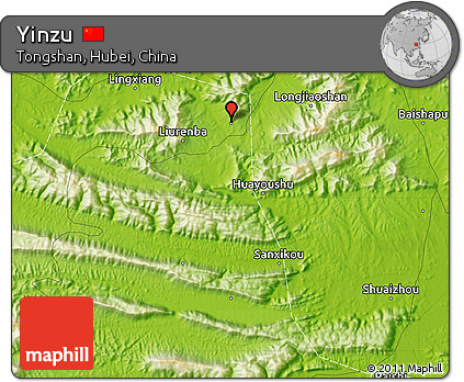 Physical Map of Yinzu