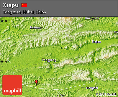 Physical Map of Xiapu