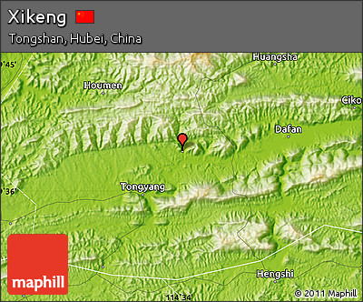 Physical Map of Xikeng