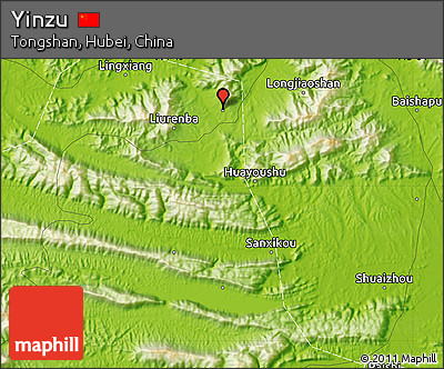 Physical Map of Yinzu