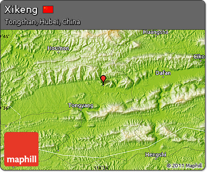 Physical Map of Xikeng