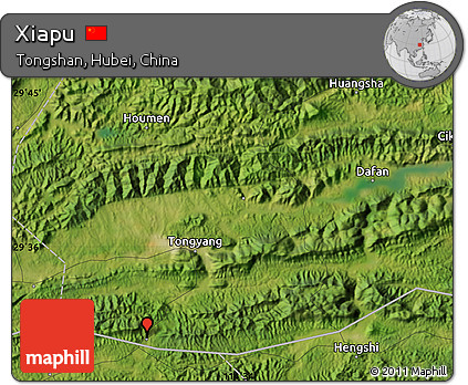 Satellite Map of Xiapu