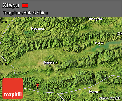 Satellite Map of Xiapu