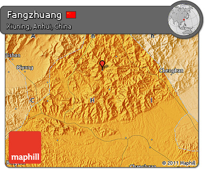 Political Map of Fangzhuang