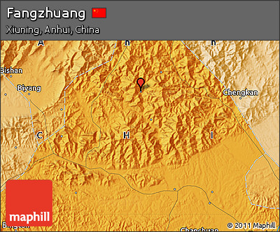 Political Map of Fangzhuang