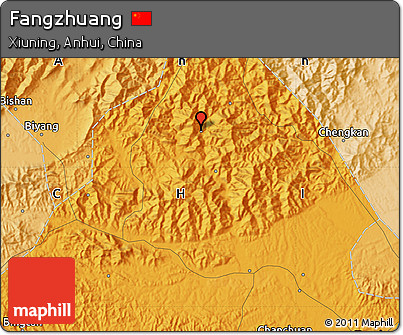 Political Map of Fangzhuang