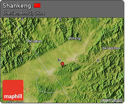 Satellite Map of Shankeng