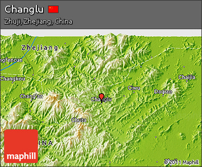 Physical 3D Map of Changlu