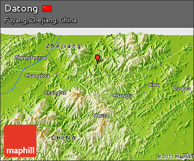 Physical 3D Map of Datong