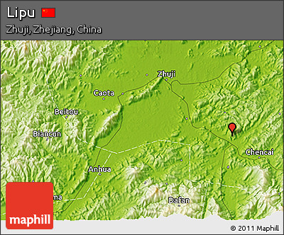 Physical 3D Map of Lipu