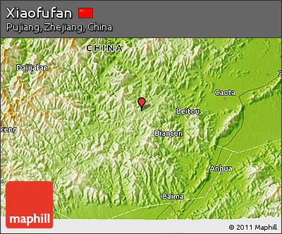 Physical 3D Map of Xiaofufan