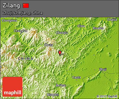 Physical 3D Map of Zilang