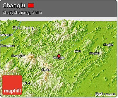 Physical 3D Map of Changlu