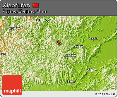 Physical 3D Map of Xiaofufan