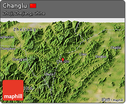 Satellite 3D Map of Changlu
