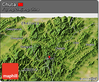 Satellite 3D Map of Chuta