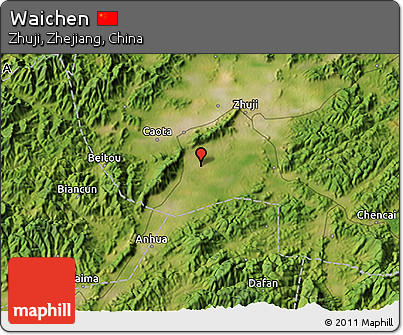 Satellite 3D Map of Waichen