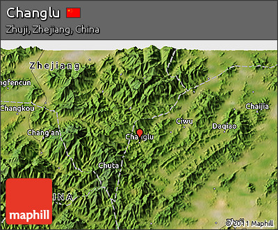 Satellite 3D Map of Changlu