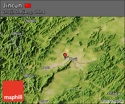 Satellite 3D Map of Jincun