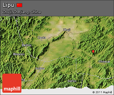 Satellite 3D Map of Lipu