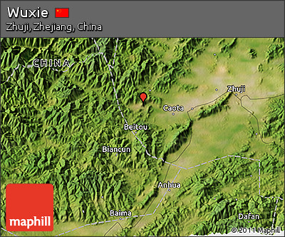 Satellite 3D Map of Wuxie