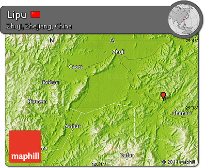 Physical Map of Lipu