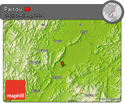 Physical Map of Paitou