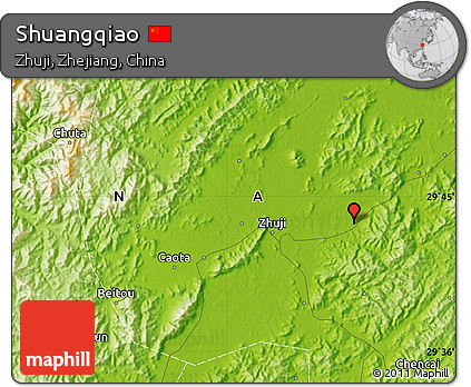 Physical Map of Shuangqiao