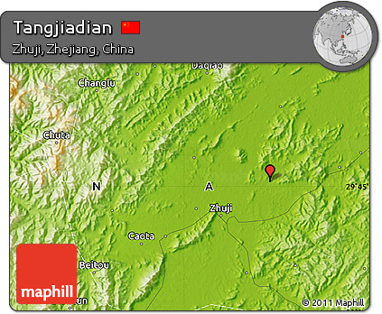 Physical Map of Tangjiadian