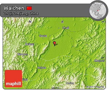 Physical Map of Waichen