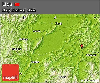 Physical Map of Lipu