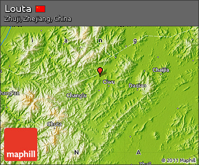 Physical Map of Louta