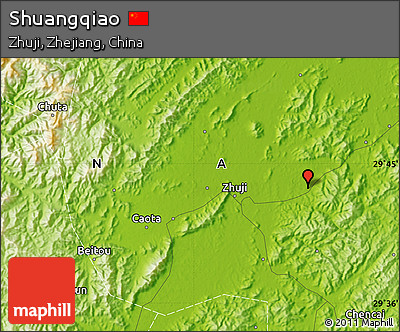 Physical Map of Shuangqiao