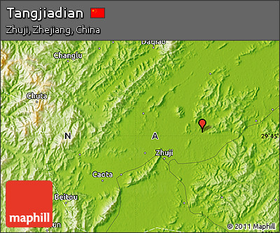 Physical Map of Tangjiadian