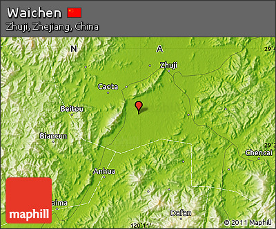 Physical Map of Waichen