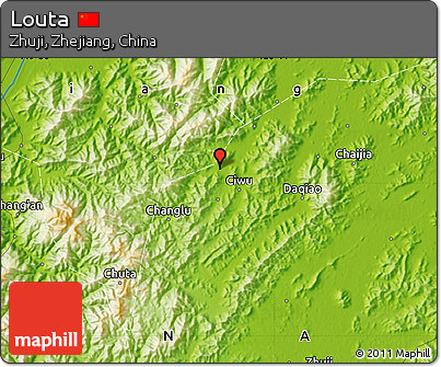 Physical Map of Louta