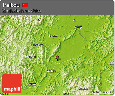 Physical Map of Paitou