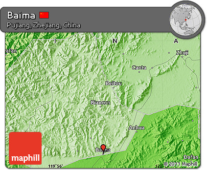 Political Map of Baima