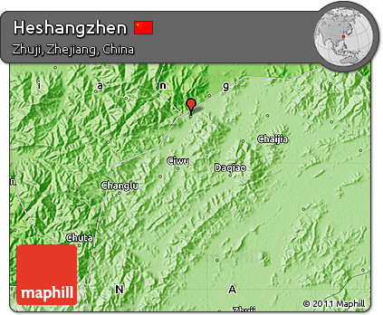 Political Map of Heshangzhen