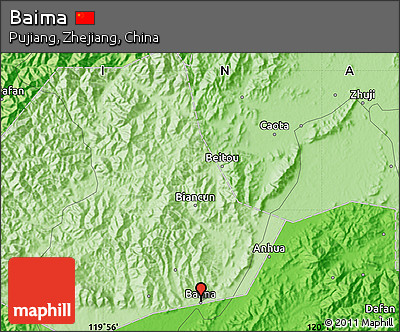 Political Map of Baima