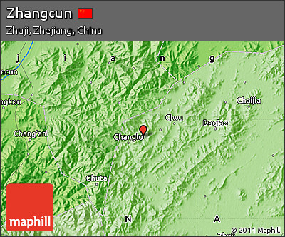 Political Map of Zhangcun